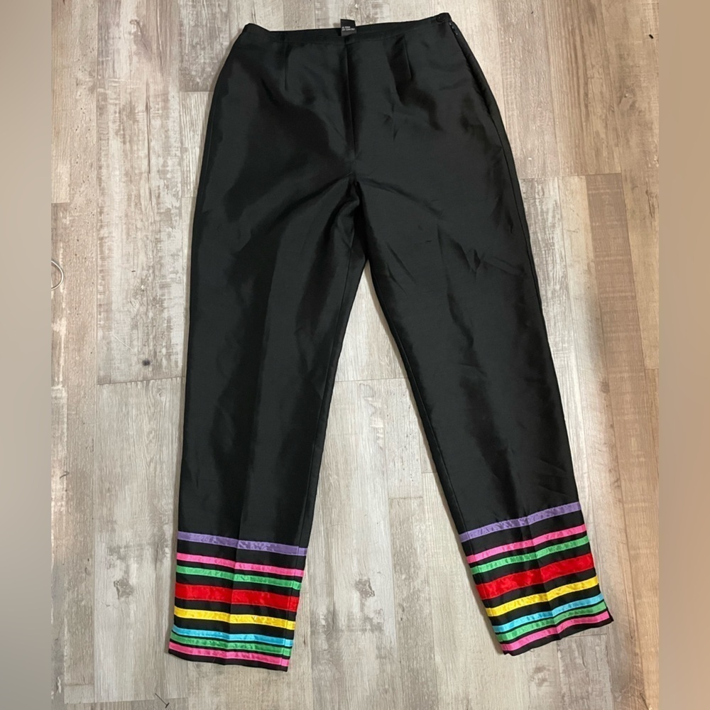 Silkland size 6 rainbow striped pants - Picture 9 of 12